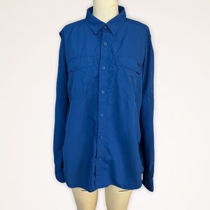 Columbia Omni shade long sleeve vented fishing shirt